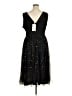 ModCloth 100% Polyester Stars Black Cocktail Dress Size XL - photo 2