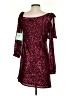 CeCe Burgundy Cocktail Dress Size S - photo 2