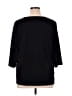 Quacker Factory Black 3/4 Sleeve Top Size XL - photo 2