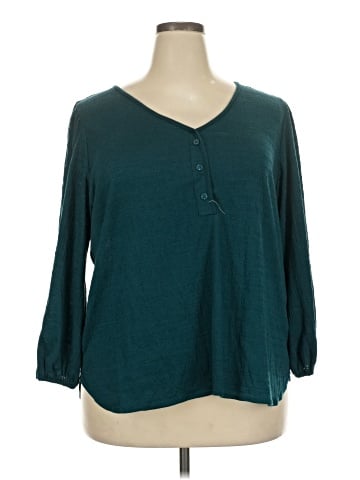 Max Studio 3/4 Sleeve Blouse (view 1)