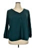 Max Studio Teal 3/4 Sleeve Blouse Size 2X - photo 1