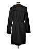 T Tahari 100% Polyester Black Trenchcoat Size L - photo 2