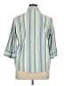Blair Stripes Green 3/4 Sleeve Blouse Size XL - photo 2
