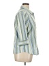 Blair Stripes Green 3/4 Sleeve Blouse Size XL - photo 4