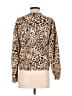 Democracy Animal Print Gold Pullover Sweater Size S - photo 2