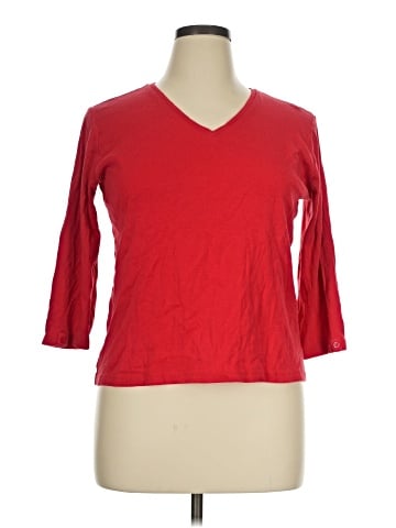 Anne Klein Sport 3/4 Sleeve T-Shirt (view 1)