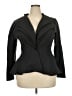 Noir Solid Marled Gray Blazer Size 2X - photo 1
