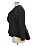Noir Solid Marled Gray Blazer Size 2X - photo 5