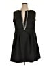 MICHAEL Michael Kors Solid Black Cocktail Dress Size 1X - photo 1