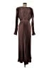 L'IDÉE 100% Polyester Brown Cocktail Dress Size 8 - photo 1