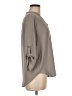 Lush 100% Polyester Gray 3/4 Sleeve Blouse Size M - photo 4