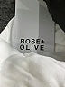 Rose + Olive 100% Rayon Ivory Short Sleeve Blouse Size S - photo 9