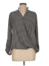 Pleione 100% Polyester Gray Long Sleeve Blouse Size M - photo 1