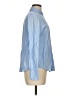 Mango Blue Long Sleeve Button-Down Shirt Size M - photo 4