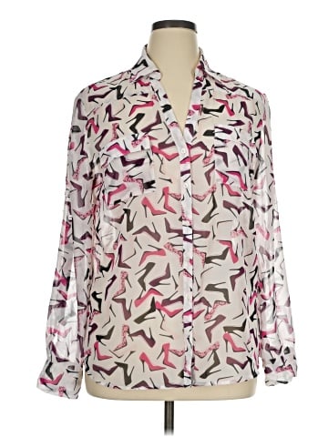 New York & Company Long Sleeve Blouse (view 1)