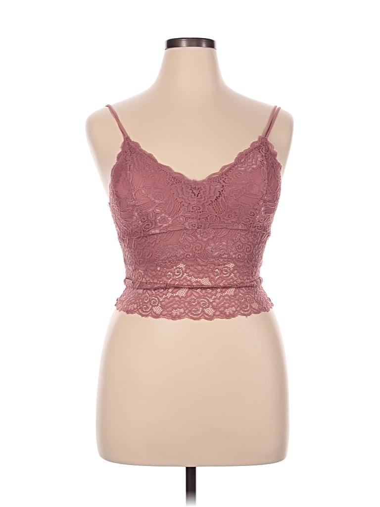 Pre-owned New Mix Usa Sleeveless Top Burgundy Sweetheart Neckline Tops