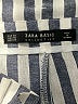 Zara Basic 100% Cotton Stripes Blue Casual Pants Size XS - photo 7
