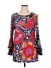 MSK Orange 3/4 Sleeve Blouse Size XL - photo 1