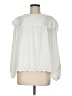 Liv 100% Polyester White Long Sleeve Blouse Size M - photo 1