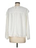 Liv 100% Polyester White Long Sleeve Blouse Size M - photo 2