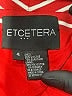 Etcetera Stripes Red Blazer Size 4 - photo 3
