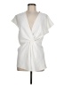 Zara Ivory Short Sleeve Blouse Size M - photo 1