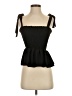 New Look 100% Polyester Black Sleeveless Blouse Size 2 - photo 1