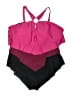 BLOOMCHIC Color Block Pink One Piece Swimsuit Size 26 - photo 1