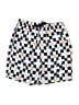 Quince 100% Polyester Argyle Blue Board Shorts Size 10 - photo 1