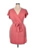 Nine West Solid Pink Casual Dress Size XL - photo 1
