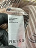 Reiss 100% Polyester Print Gold Long Sleeve Blouse Size 8 - photo 8