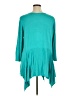 Comfy U.S.A. Teal 3/4 Sleeve Top Size 1X - photo 2