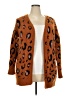 Mudd Animal Print Brown Orange Cardigan Size XXL - photo 1