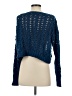 Moda International 100% Cotton Blue Pullover Sweater Size S - photo 2