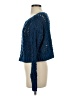 Moda International 100% Cotton Blue Pullover Sweater Size S - photo 5