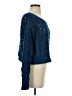 Moda International 100% Cotton Blue Pullover Sweater Size S - photo 4