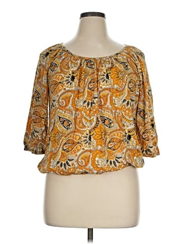 MICHAEL Michael Kors 3/4 Sleeve Blouse (view 1)