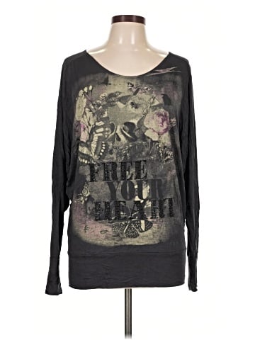 i Jeans by Buffalo Long Sleeve Top (view 1)