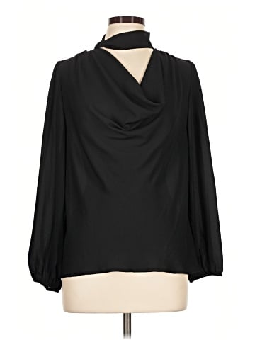 Eva Mendes by New York & Company Long Sleeve Blouse (view 1)