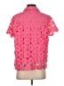 Umgee 100% Polyester Pink Short Sleeve Blouse Size S - photo 2
