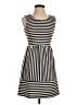 Monteau Stripes Black Casual Dress Size S - photo 1