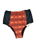 Roxy Argyle Red Swimsuit Bottoms Size S - photo 1