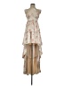 WeWoreWhat 100% Polyester Floral Ivory Cocktail Dress Size 2 - photo 1