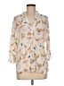 Zara Ivory 3/4 Sleeve Blouse Size M - photo 1
