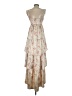 WeWoreWhat 100% Polyester Floral Ivory Cocktail Dress Size 2 - photo 2