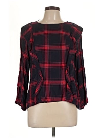 Kensie 3/4 Sleeve Blouse (view 1)