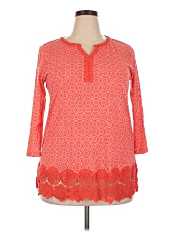 Lands' End 3/4 Sleeve Blouse (view 1)