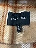 Love Tree 100% Polyester Plaid Brown Coat Size S - photo 6