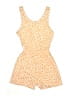Moa Moa Girls Animal Print Orange Romper Size L (kids) - photo 1