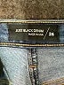 Just Black Blue Jeans Size 26 waist - photo 7